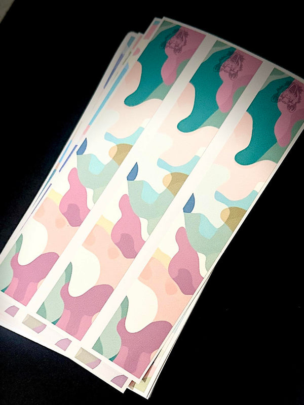 Pastel Camo Arrow Wraps