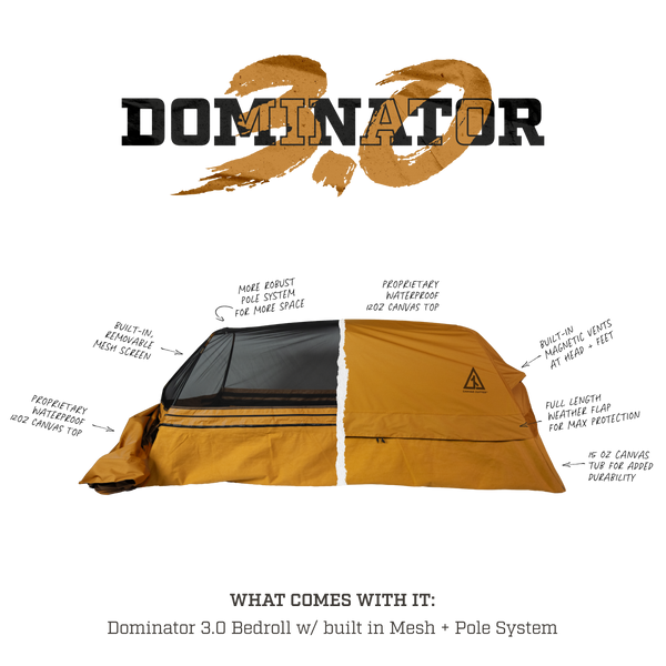 DOMINATOR 3.0 CANVAS BEDROLL